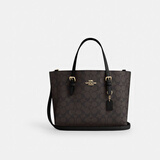 蔻驰（COACH）奢侈品女包托特包Mollie25 CV965单肩斜挎手提包水桶包 生日礼物