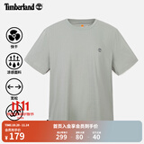 添柏岚（Timberland）官方男女同款快干凉感短袖T恤新轻量宽松A66CK A66CKC20/灰蓝色 XL