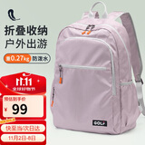 高尔夫（GOLF）双肩包男士可折叠旅行背包男女防泼水户外出游运动包轻便学生书包