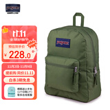 JANSPORT杰斯伯双肩包男背书包女学生校园电脑包 47LWKM1 军绿色