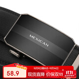 稻草人男士皮带自动扣真牛皮商务腰带休闲潮流裤带生日礼物送父亲老公