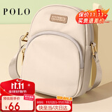 POLO斜挎包女休闲包包女包单肩包时尚百搭手机包防泼水牛津布送女友
