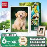 天章 （TANGO）新绿天章4R/6寸相片纸 230g高光面照片打印纸  6吋喷墨相片打印纸 400张/包