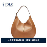 Polo Ralph Lauren 拉夫劳伦 Polo ID 女配 经典款皮革大号单肩包RL51958 270-棕色 ONE