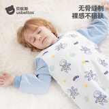 贝肽斯儿童睡衣秋冬夹棉恒温款连体衣男童女童宝宝纯棉家居服衣服