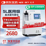 迈卓（MED·JOY）医用吸氧机JAY-5AW制氧机家用老人家用带雾化静噪轻音72H持续开机