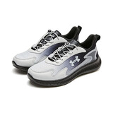 Under Armour童鞋儿童舒适跑鞋男女休闲透气耐磨运动童鞋舒适小白鞋 黑色 35