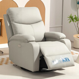 优兰森头等太空沙发小户型单人沙发舱座椅躺椅懒人沙发可躺睡电竞沙发椅 【手动+可躺】猫抓皮都市灰