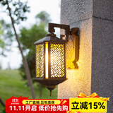 凯优美 户外壁灯led阳台走廊大门口防水室外墙灯花园别墅过道中式仿古灯 福临门小号（接电款LED灯泡） 1