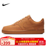 耐克NIKE男子板鞋经典COURT VISION休闲鞋CD5463-200小麦色42码