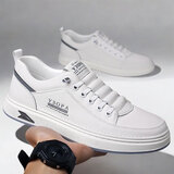 者顿（zhedun）男鞋秋冬季新款学生运动板鞋一脚蹬休闲鞋子男士工作防滑小白鞋 RF-MB799白色 41