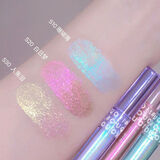 朋克液体眼影流萤幻境变色龙偏光金属光泽亮闪菁之闪片亮片 三色各一支