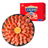 仁豪水产 头籽北极甜虾熟冻冰虾净重3斤 80/100 头籽率80% 送礼 25年新货