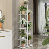 蜗家花架客厅落地式阳台置物架多肉花盆架室内外多层铁艺植物展示架