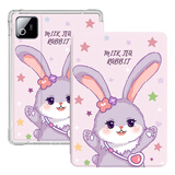 zoyu 适用小米平板8保护套小米平板8pro保护壳2025新款11.2英寸2024小米平板7气囊7Pro卡通6可爱mipad 紫色可爱兔【配钢化膜】 小米平板7/7Pro【11.2英寸】