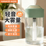 海纳斯（HANASS）加湿器 迷你小型家用卧室上加水空气加湿伴侣轻音 办公室桌面加湿器 H1