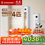 长虹（CHANGHONG）空调4匹熊猫懒省电220V家用电变频立式空调柜机家电国家补贴以旧换新KFR-100LW/ZDTTW3+R2十年包修