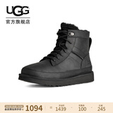 UGG秋季新款男士舒适保暖短筒时尚休闲靴1174580BLK|黑色 43