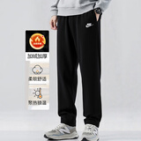 耐克（NIKE）裤子春秋男2026新款运动裤跑步健身长裤棉质保暖直筒裤男士休闲裤 【加绒保暖】背面按扣口袋/晒图-10 M 【170】体重110~130斤左右