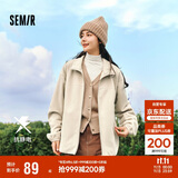 森马（Semir）夹克男冬抗静电外套摇粒绒情侣上衣109724108203