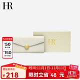 HR赫莲娜女包钱包女长款真皮轻奢牛皮钱夹子时尚女士手拿包礼盒装 白色