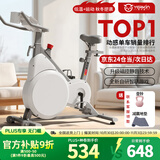 英尔健家用动感单车智能磁控静音运动减肥健身器材室内脚踏车健身单车 [豪华款]物磁双阻+加粗车架