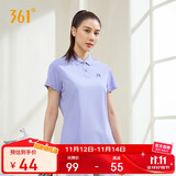 361°短袖女春夏季运动t恤速干衣polo衫跑步健身休闲瑜伽662424130H-6