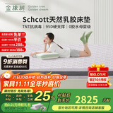 金橡树泰国天然乳胶原液进口抗菌防螨双人床垫 泰舒Plus1.8*2米适中偏硬