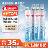 维德（WELLDAY）氧气瓶便携式供氧器孕妇老人吸氧机高原旅游氧气罐1000ml*4瓶
