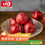 青苹果玻璃果盘轻奢家用客厅装饰婚庆零食水果沙拉碗10.3英寸