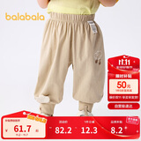 巴拉巴拉裤子婴儿夏季薄款长裤男女童运动裤2025简约可爱时髦209225108201