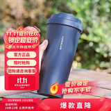 乐扣乐扣（LOCK&LOCK）保温杯遇见元气保温保冷咖啡杯男女高颜值水杯子550ML海蓝色