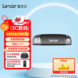 雷克沙（Lexar）tf卡 4K运动相机大疆无人机内存卡gopro手机存储卡MicroSD卡 2合1双接口读卡器【速度205MB/s】 TF卡