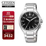 西铁城（CITIZEN）光动能多局电波舒博钛商务休闲日期男表CB1120-50E