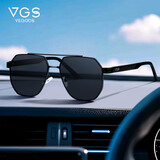 威古氏（VEGOOS）墨镜男款高清尼龙偏光高档碳纤维太阳镜 开车专用驾驶眼镜 3266
