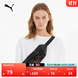 彪马（PUMA）通勤旅行手机证件收纳运动休闲迷你腰包胸包女077921 黑色-01-OSFA