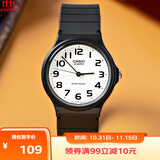 卡西欧（CASIO）小黑表男女表中性学生公务员考试中高考可用石英表MQ-24-7B2