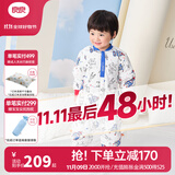 良良（liangliang）婴儿睡袋夏季空调房防踢被宝宝纯棉可拆袖儿童睡袋 星际蓝·寒冬款【适合0-15℃】 XL（建议身高90-105cm）