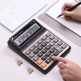 三木（SUNWOOD）名匠系列 大号宽屏真人语音桌面计算器/附两节5号电池 MC40