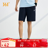 361°短裤夏季男休闲裤男跑步宽松户外健身运动裤五分裤652124711-2