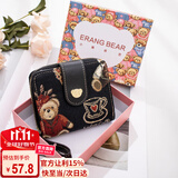 小熊依恋女士钱包多卡位多功能零钱包时尚短款钱包女