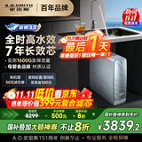 史密斯（A.O.SMITH）佳尼特蓝鲸净水机家用净水器直饮机一体机厨下7年RO膜京东自营实测1600GCR3600AE1国家补贴