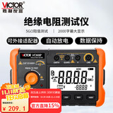 胜利仪器（VICTOR）兆欧表 绝缘表 绝缘电阻测试仪 250V/500V/1000V 数字摇表 VC60B+