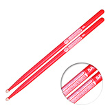 汉（HUN）架子鼓鼓棒初学胡桃木练习鼓槌 麒系列 红色 5A