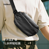 inateck斜挎包男女大容量单肩包胸腰包休闲运动手机收纳包 旗舰款 | 幻夜黑 | 礼盒装