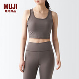无印良品（MUJI） Walker 女式 易干 背心式文胸 内衣 BIH03A3S 中灰色 S /A70