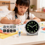 丽声（RHYTHM）丽声日本品牌桌面座钟客厅20台式摆放式夜光显示闹钟贪睡座钟起床孩子叫醒闹钟CRE807NR19开学季