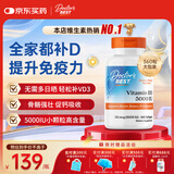 Doctor's best多特倍斯金达威维生素D3软胶囊5000iu强健骨骼助钙吸收美国进口 【高性价比】5000IU 360粒*1瓶 -1年装