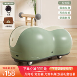 看宝贝（lookbaby）花生扭扭车1-3岁摇摇车婴儿溜溜车妞妞车免安装 松柏绿|免安装+礼盒装+大礼包