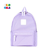 CILOCALA双肩包女M+号登山包校园电脑包大容量旅行包上班出游背包帆布书包 LAVENDER-薰衣草M+中号